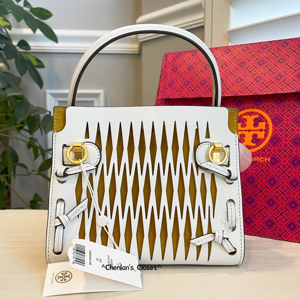 🔥NeW! Tory Burch Lee Radziwill Petite Double Bag Cutout - Picture 8 of 14